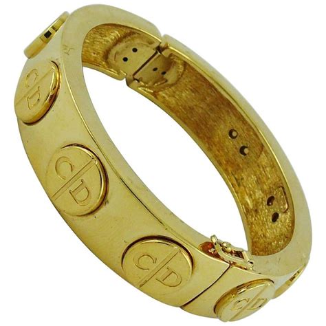 is dior bracelet real gold|christian Dior bracelet for sale.